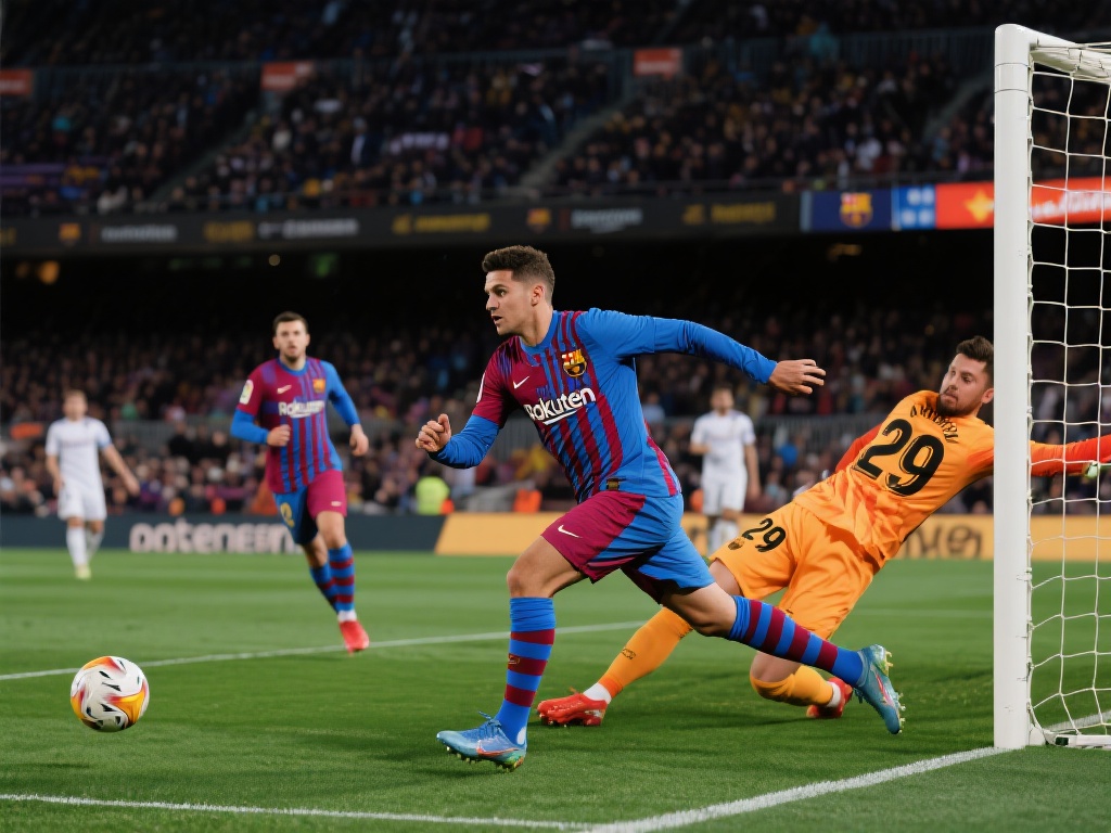 “巴萨第29轮4-1大胜赫罗纳 比赛精华”