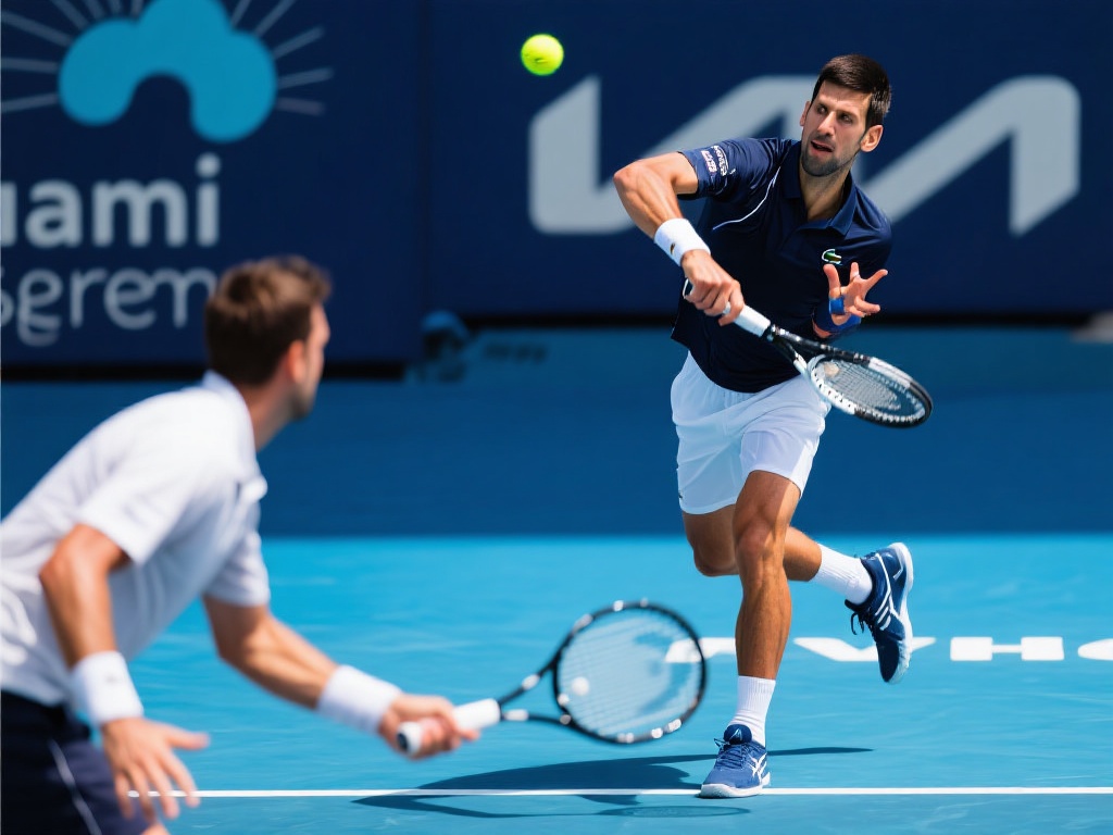 德约挺进迈阿密半决赛 生涯百冠目标近在咫尺