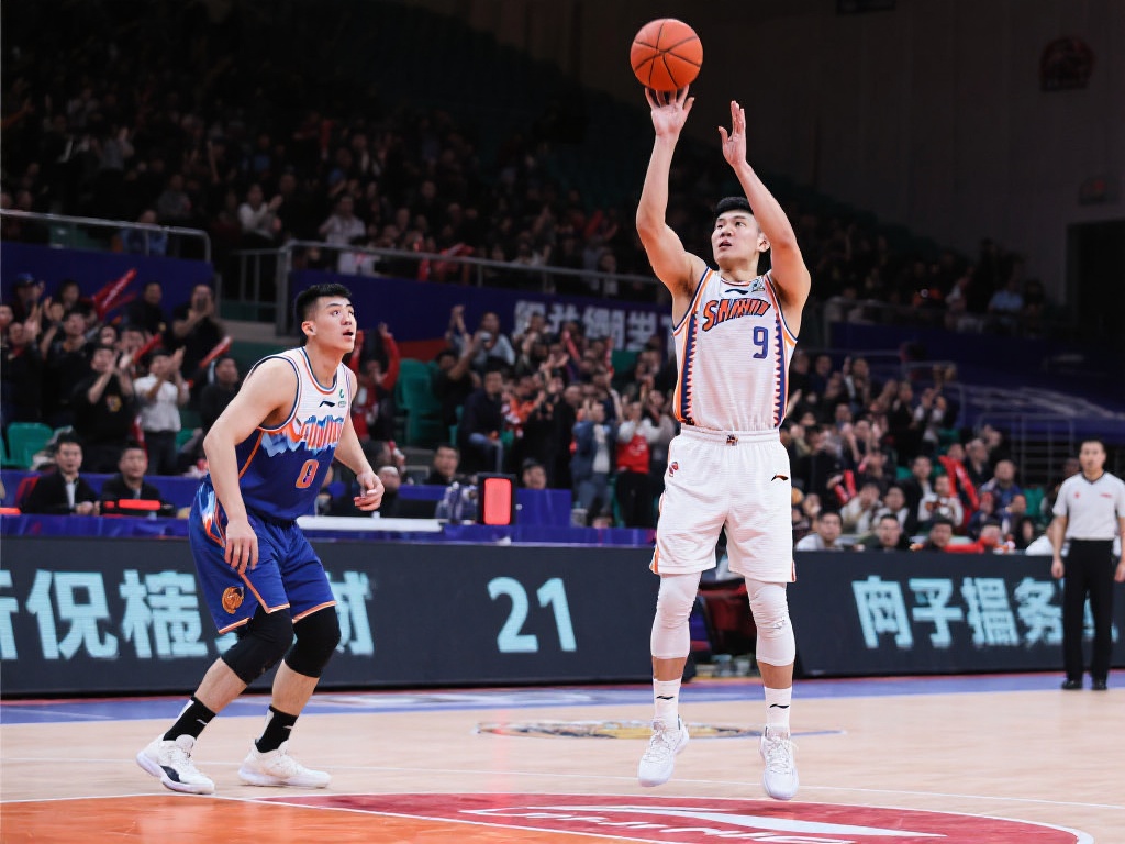 郭昊文伤退离场，曾繁日中投命中助队紧咬新疆仅差2分