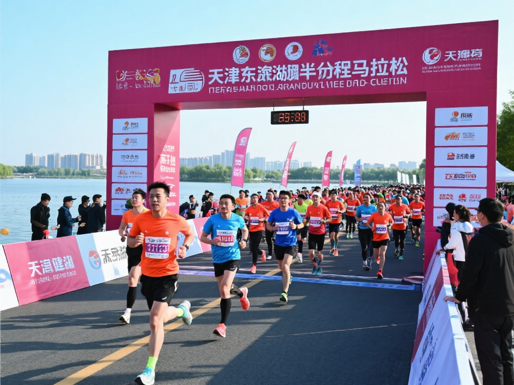“天津东丽湖半程马拉松圆满落幕”